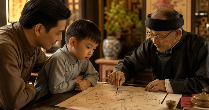 Quy trình lập lá số tử vi cho trẻ em