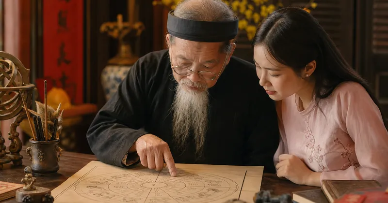 Quy trình lập lá số tử vi dương lịch