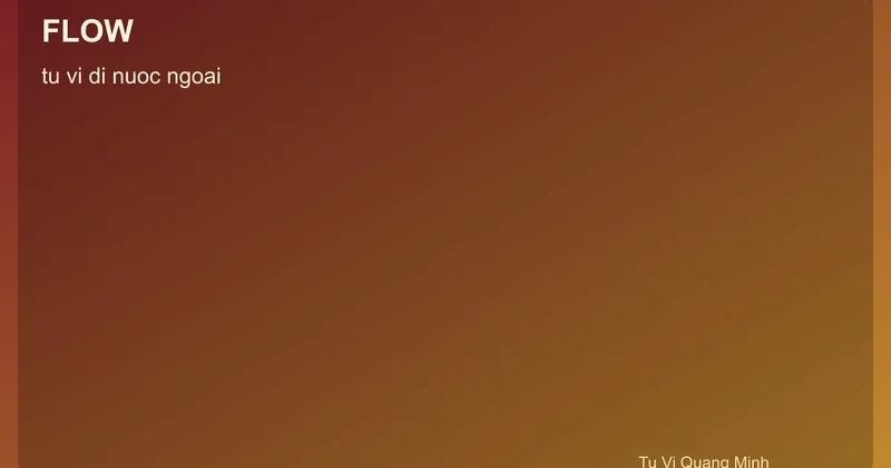 Quy trình tử vi đi nước ngoài