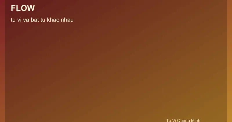 Quy trình tử vi và bát tự khác nhau