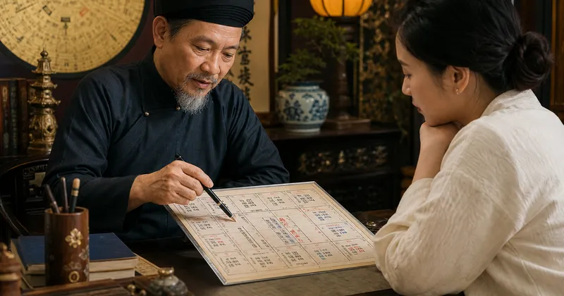 Quy trình xem trước lá số tử vi