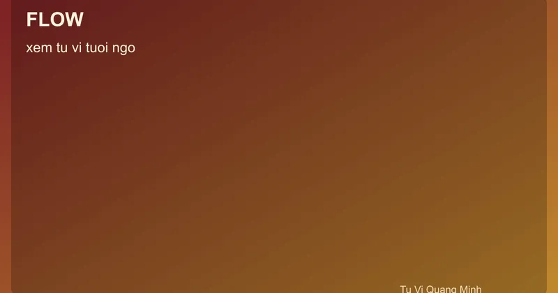 Quy trình xem tử vi tuổi ngọ