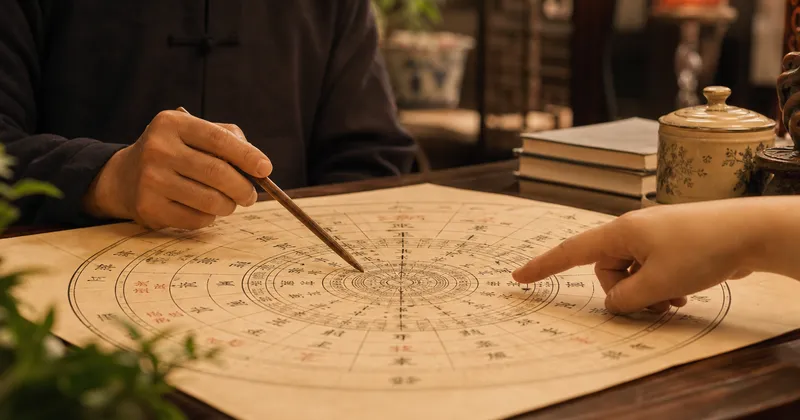 Quy trình xung chiếu cung tử vi