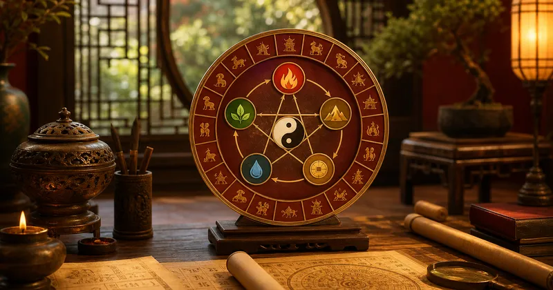 Sơ đồ ngũ hành sinh khắc tử vi