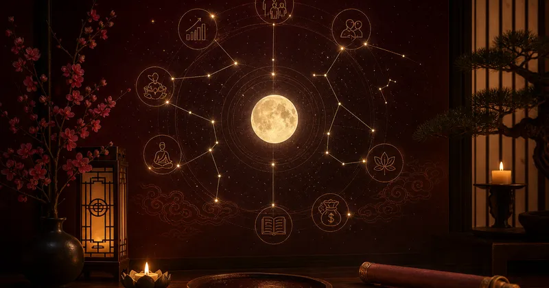Sơ đồ sao thái âm tử vi