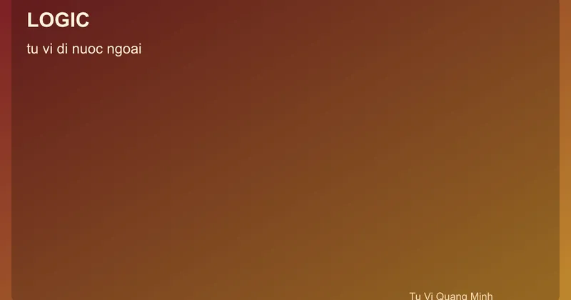 Sơ đồ tử vi đi nước ngoài