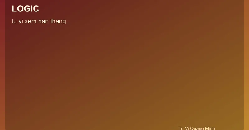 Sơ đồ tử vi xem hạn tháng