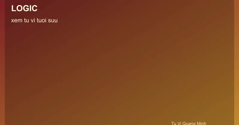 Sơ đồ xem tử vi tuổi sửu