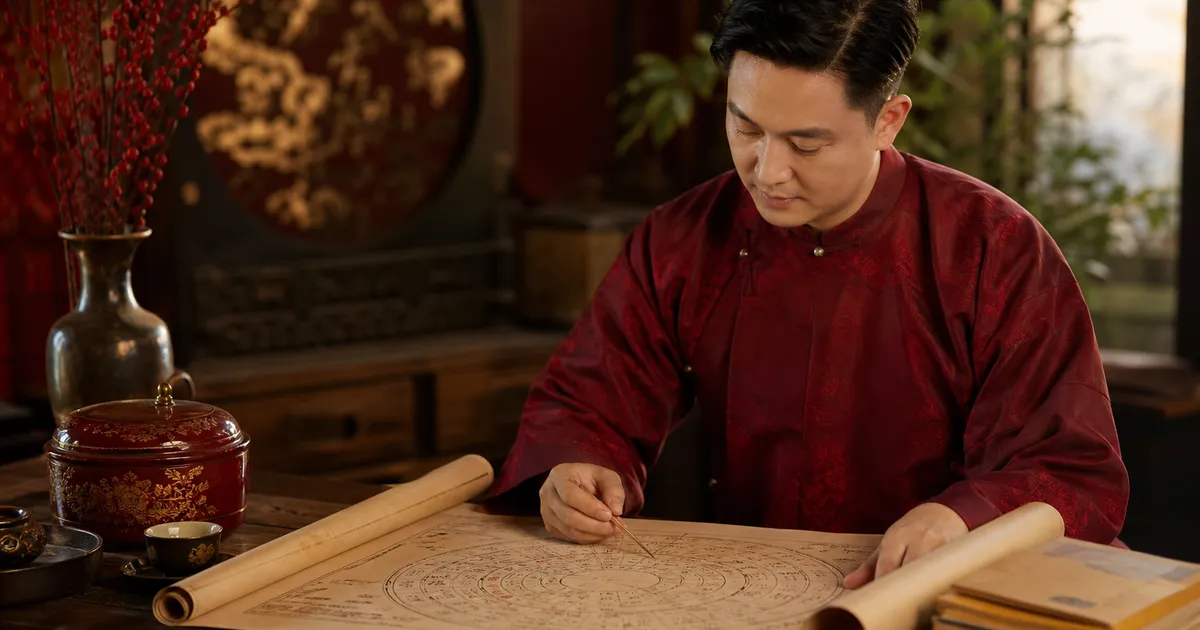 cung mệnh trong tử vi — minh họa Tử Vi Quang Minh