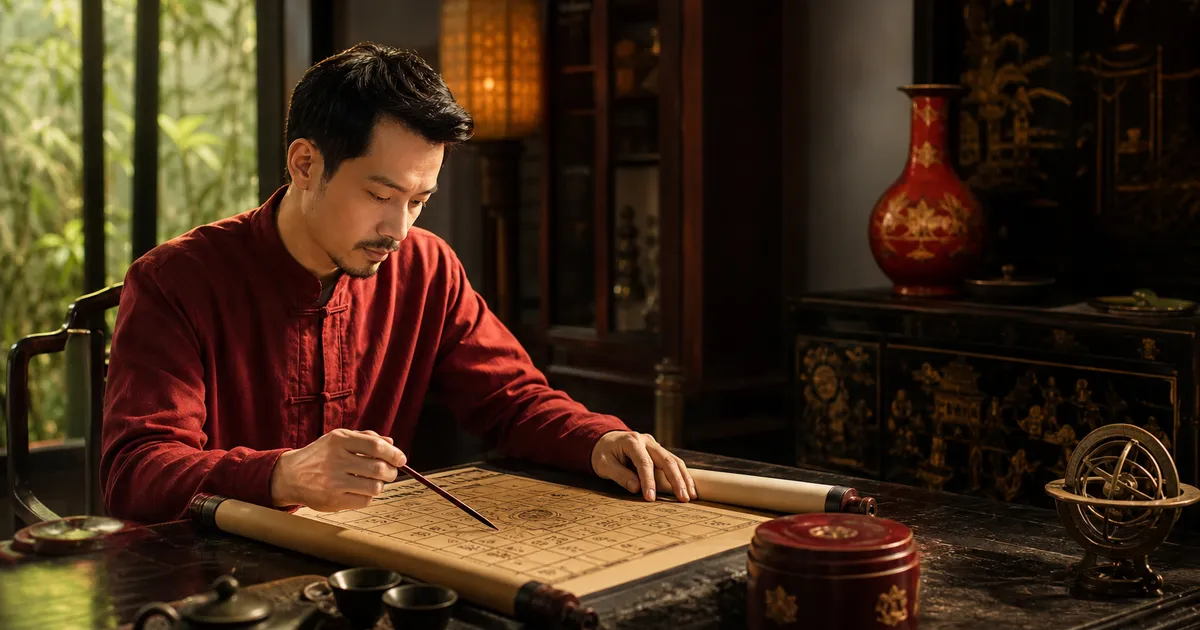 học tử vi bắt đầu từ đâu — minh họa Tử Vi Quang Minh