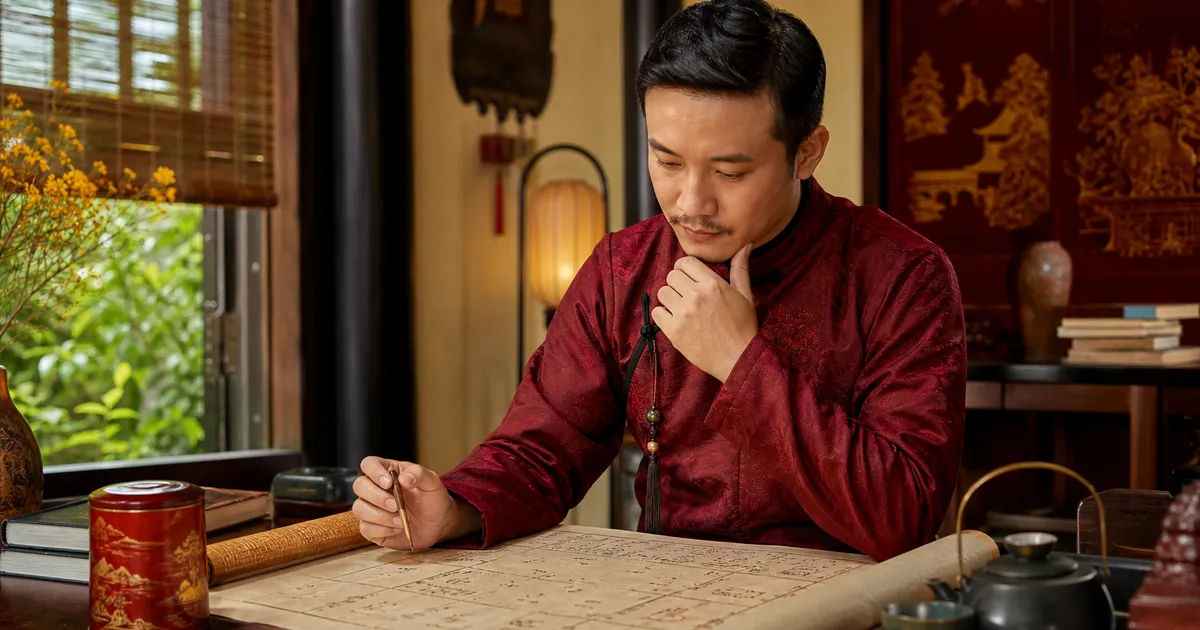 lập lá số tử vi dương lịch — minh họa Tử Vi Quang Minh