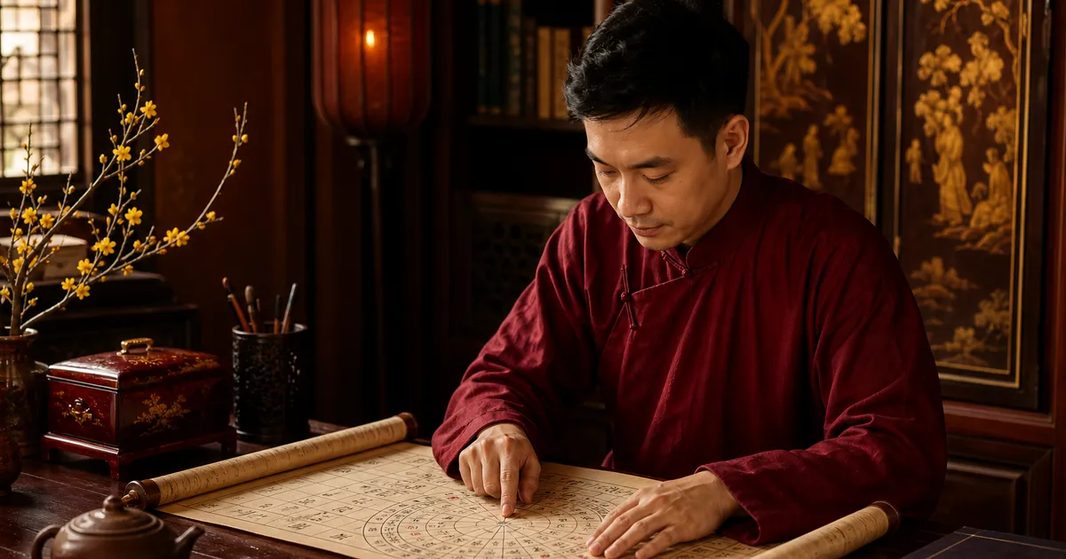 thông tin ngày giờ sinh lập lá số — minh họa Tử Vi Quang Minh