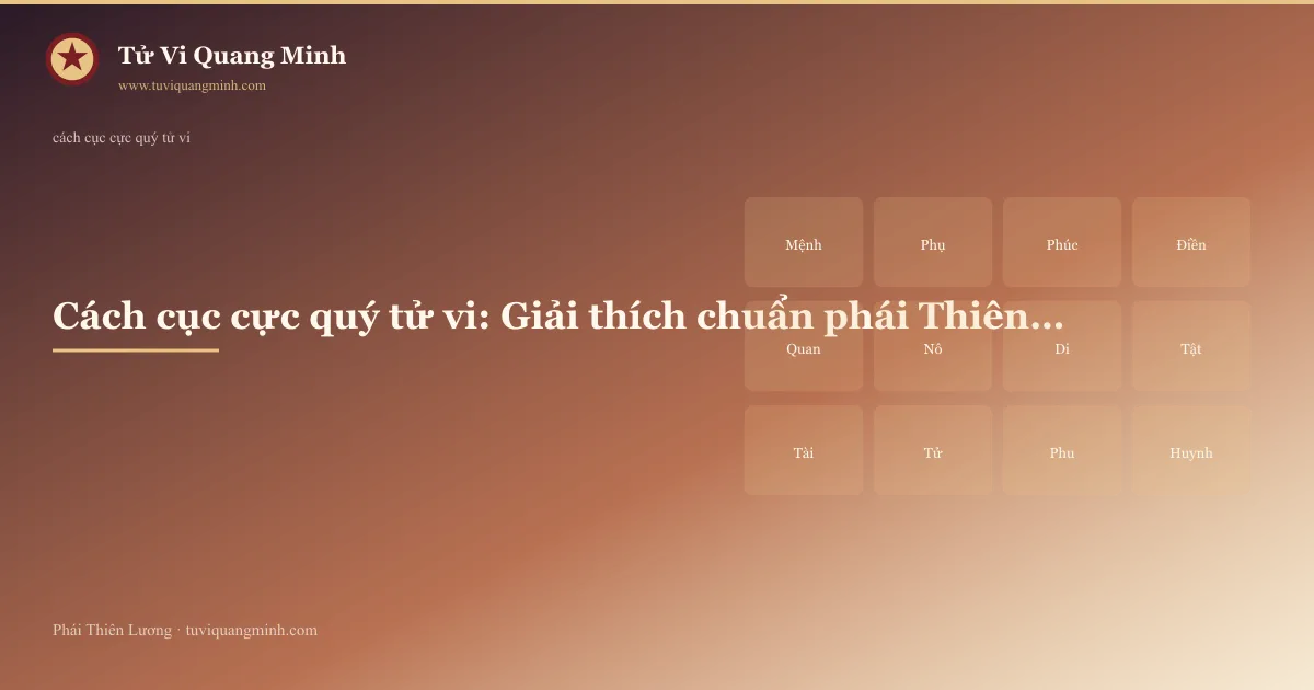 cách cục cực quý tử vi — minh họa Tử Vi Quang Minh
