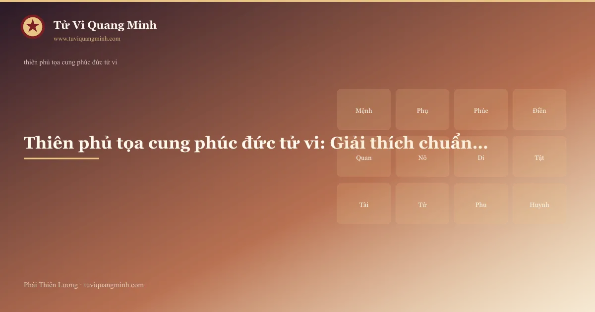 thiên phủ tọa cung phúc đức tử vi — minh họa Tử Vi Quang Minh