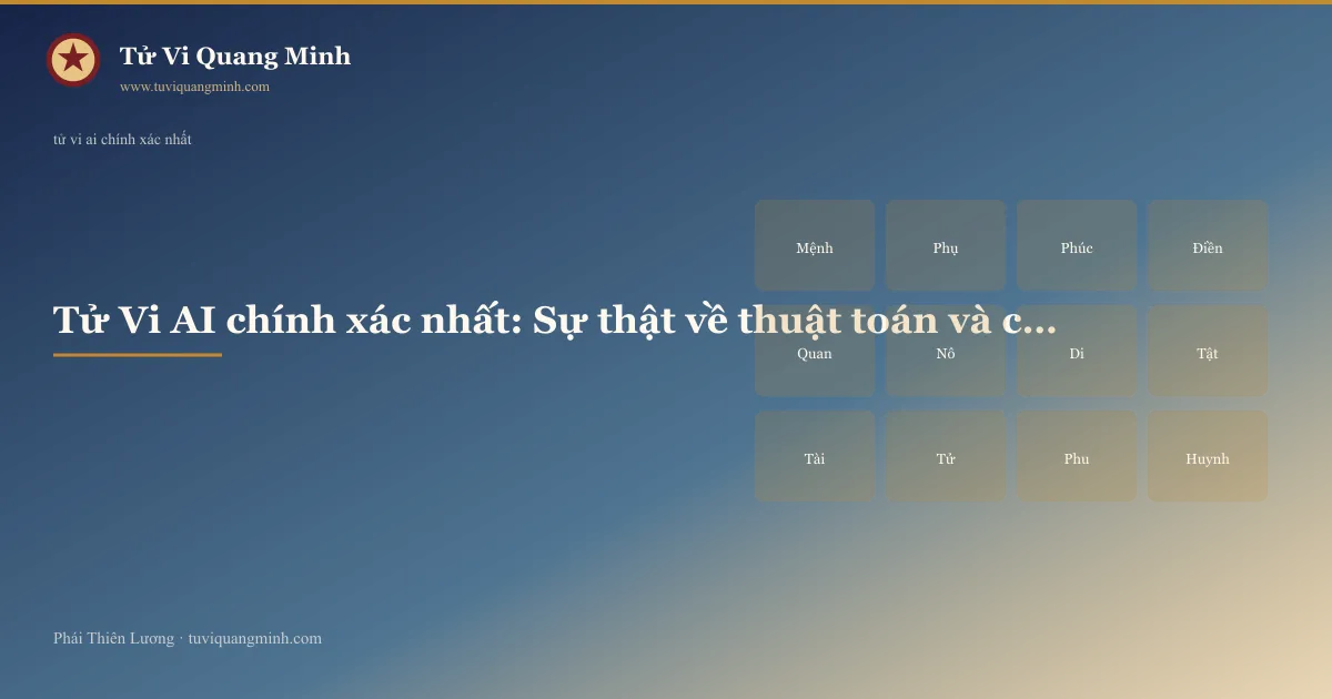 tử vi ai chính xác nhất — minh họa Tử Vi Quang Minh